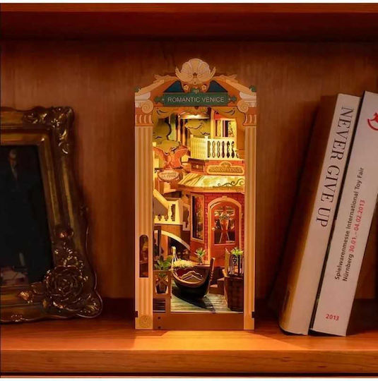 Rolife Construction Toy Wooden Stories in Books Romantic Venice Led Edition for Children 14+ Years
