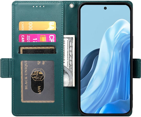 Dierfeng Book Δερματίνης / Σιλικόνης / Πλαστικό Πράσινο (Samsung Galaxy M35 5G, DIERFENG)