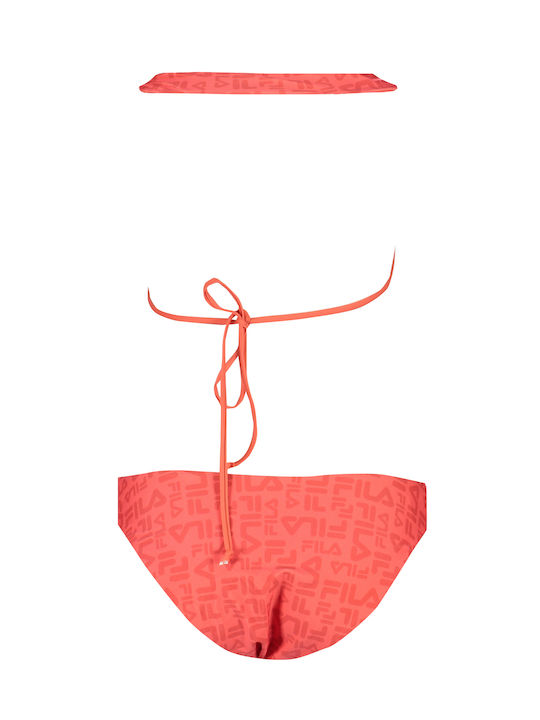 Fila Bikini Set Top & Slip Bottom Red