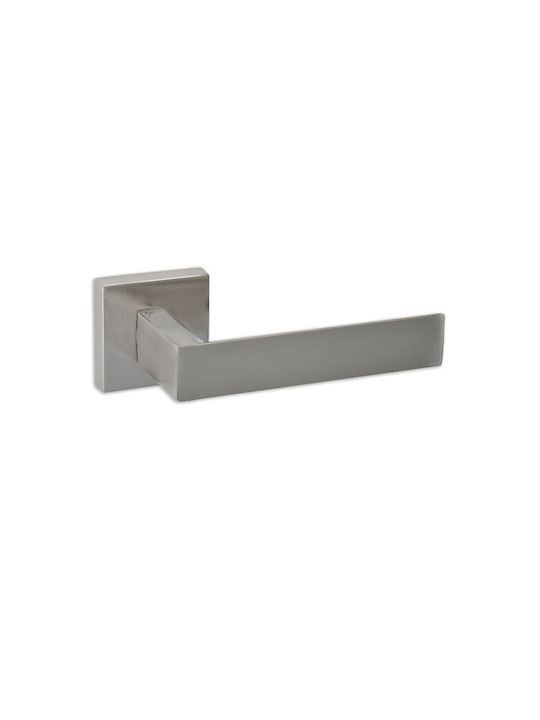 Best Design Lever Front Door with Plate Left (Center Distance 135mm) Sahara
