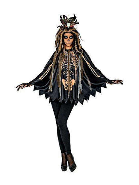 Carnival Costume Voodoo Priestess Poncho