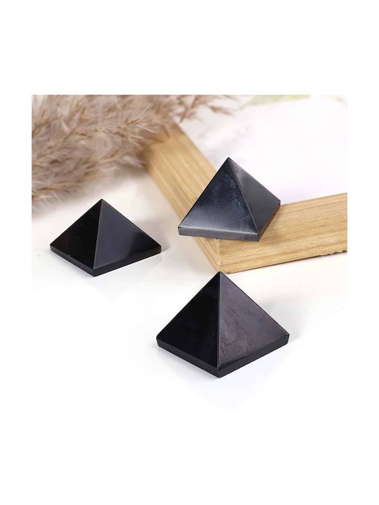 Piramidă de Turmalină Neagră Naturală ±2.5x3cm