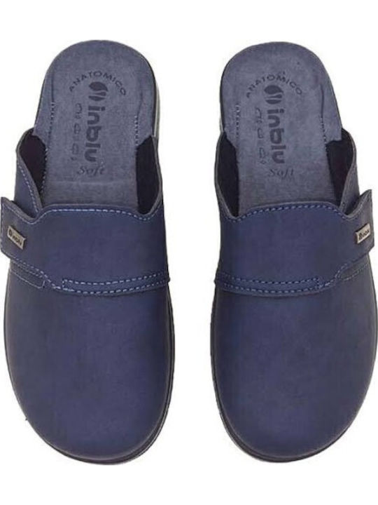 Herren Hausschuhe Blau Anatomisch