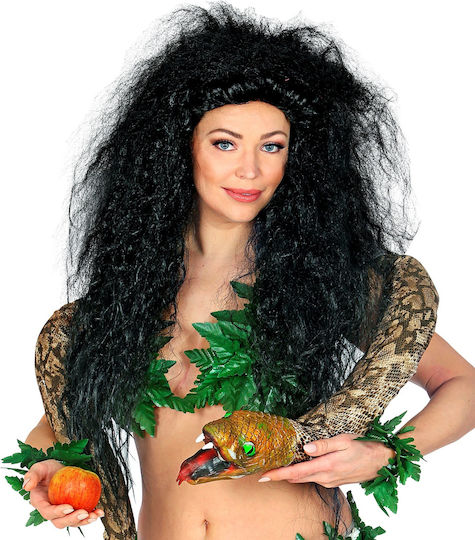 Magische Karneval Perücke Gelockte Dunkelbraune Für Halloween 02018