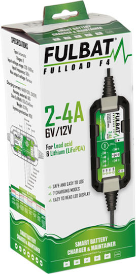 Fulbat Fulload F4 Φορτιστής Μπαταρίας Αυτοκινήτου