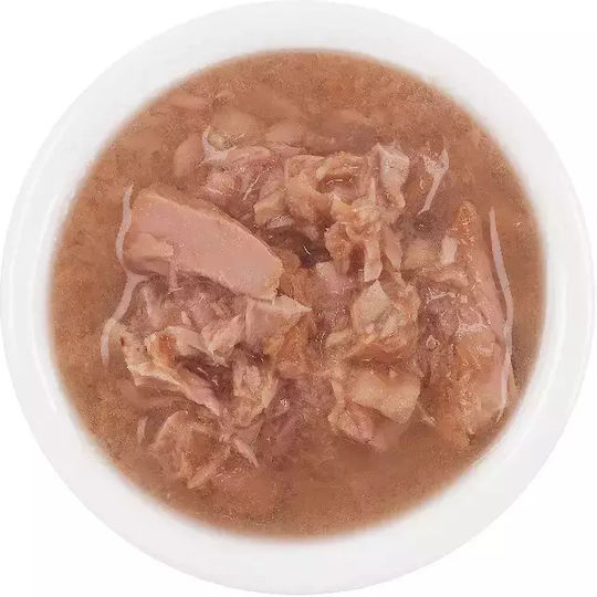 Lucky Lou Extrafood Nassfutter für Erwachsene Katzen in Beutel mit Thunfisch, Fisch, Lachs, Shrimps, Huhn und Gemüse ohne Getreide & Gluten 70gr