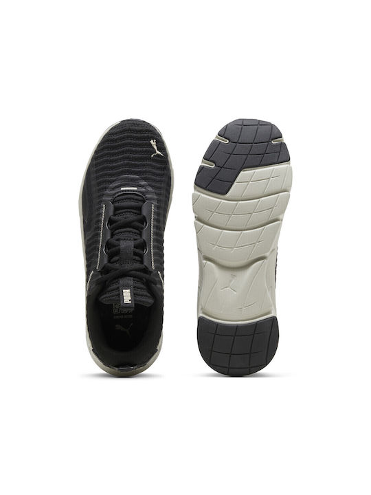 Flexfocus Lite Better Knit Ανδρικά Αθλητικά Παπούτσια Running Μαύρα
