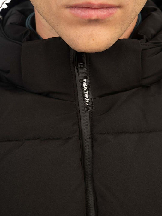 Jachetă de Iarnă Puffer Negru