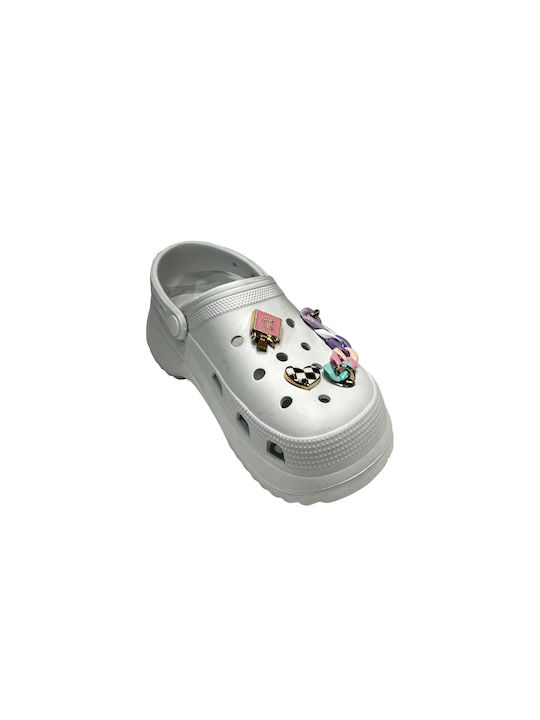 Calzedoro Women's Clogs White