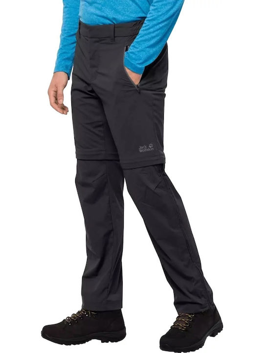 Jack Wolfskin Overland Men's Hiking Long Trousers Black