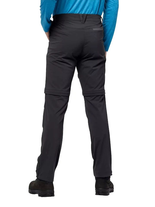 Jack Wolfskin Overland Men's Hiking Long Trousers Black