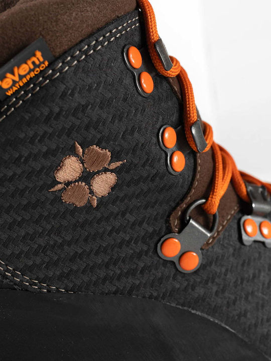 Fitwell Jek Αδιάβροχα Μποτάκια Κυνηγιού Black/Orange