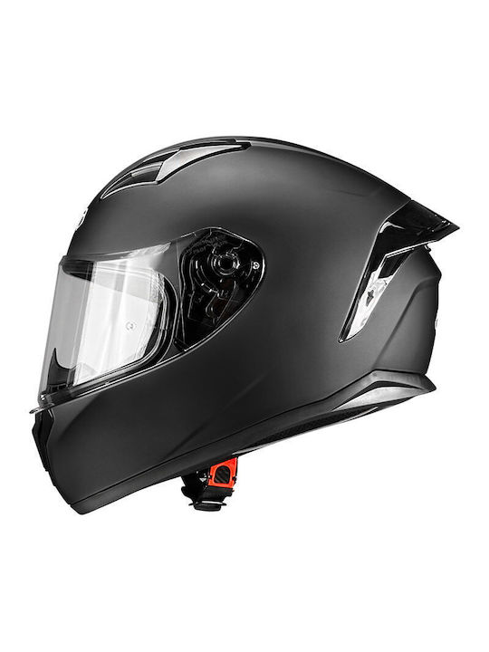 Pilot Flex Black Matt Motorradhelm Volles Gesicht ECE 22.06 1450gr