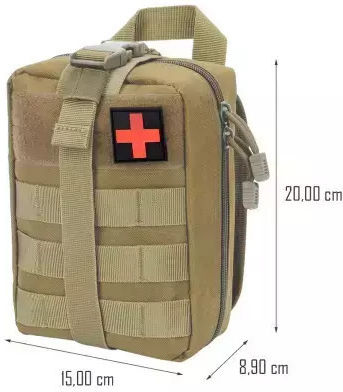 TacMed Στρατιωτικό Τσαντάκι Ζώνης Μπεζ