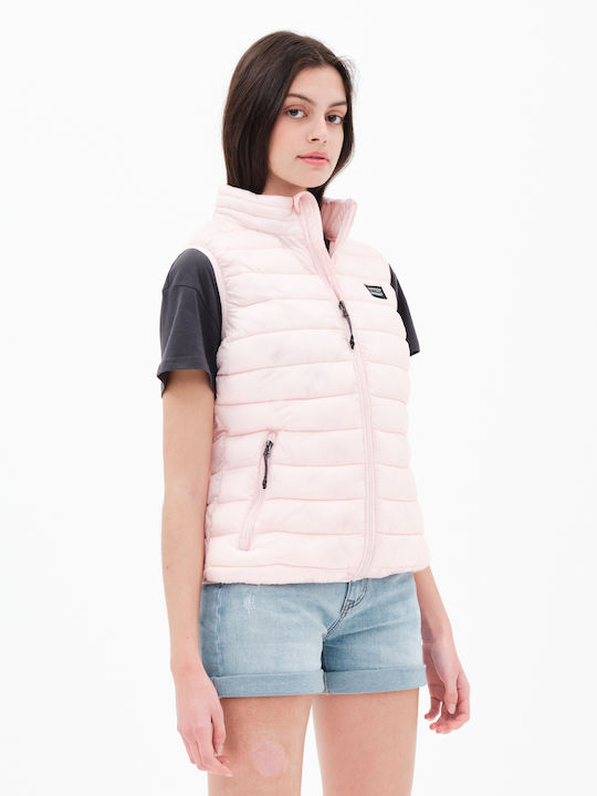 Emerson Sleeveless Jacket Puffer Pink