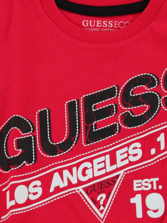 Guess Children's Blouse Long Sleeve Red