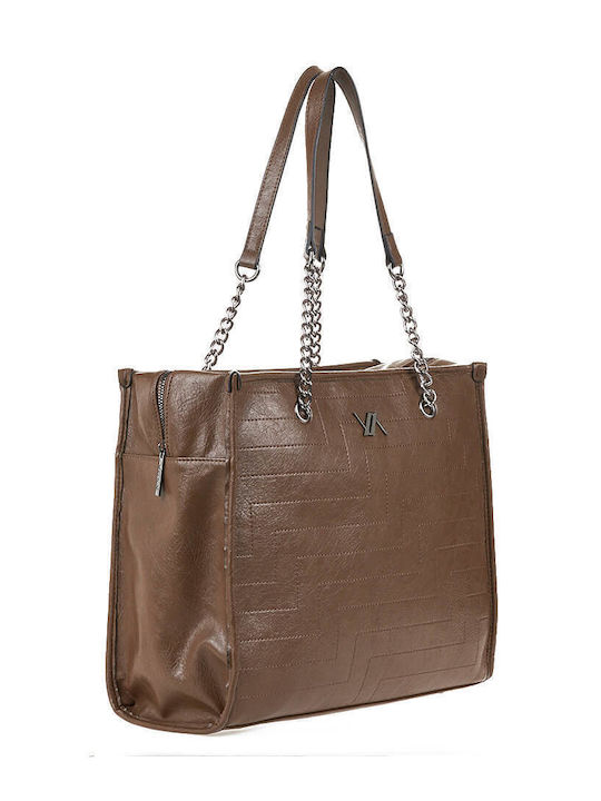 Verde Women's Bag Shoulder Brown