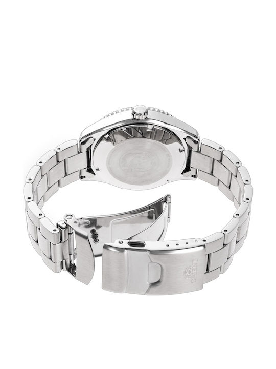 Orient Sports Mako Men's Watch 40mm Automatic with Silver Metal Bracelet