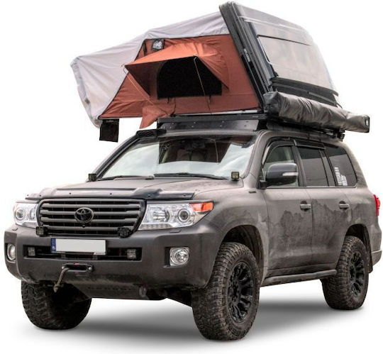 Offlander Fold 4 Camping Tent for Car Grey 4 Seasons for 2 People 280x430cm