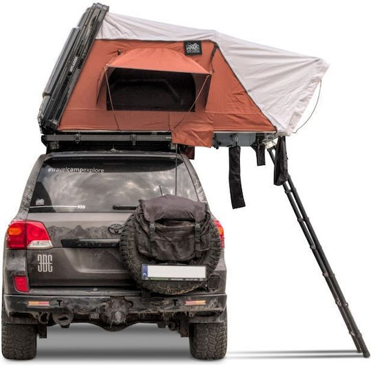 Offlander Fold 4 Camping Tent for Car Grey 4 Seasons for 2 People 280x430cm