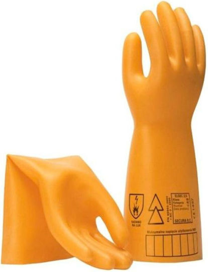 Γάντια Εργασίας Ηλεκτρολόγου Μπεζ Latex