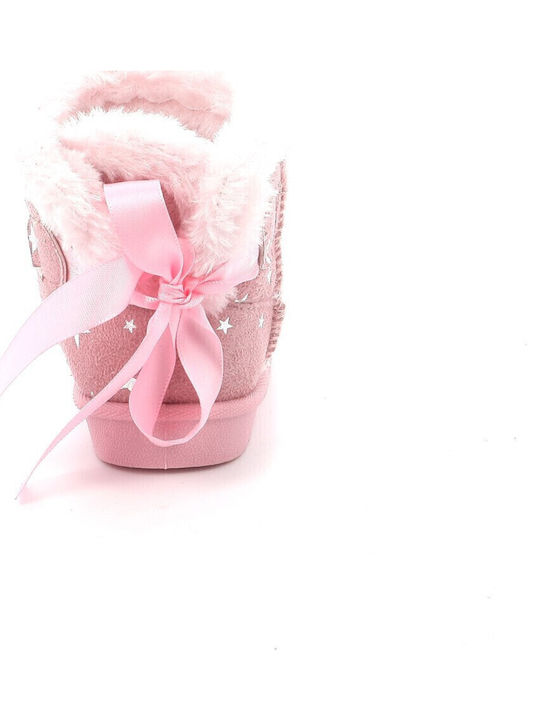 Lederne Kinderstiefeletten Rosa