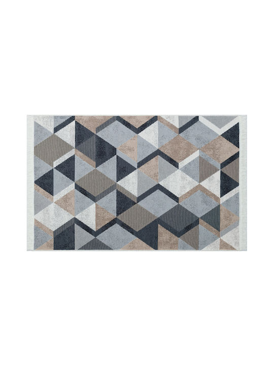 Conceptum Hypnose Χαλί Ορθογώνιο Βαμβακερό Μπεζ, Μαύρο 160x230cm
