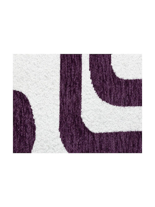 Atmosphera Sofa Cushion Safina in Velvet Purple 40x40cm