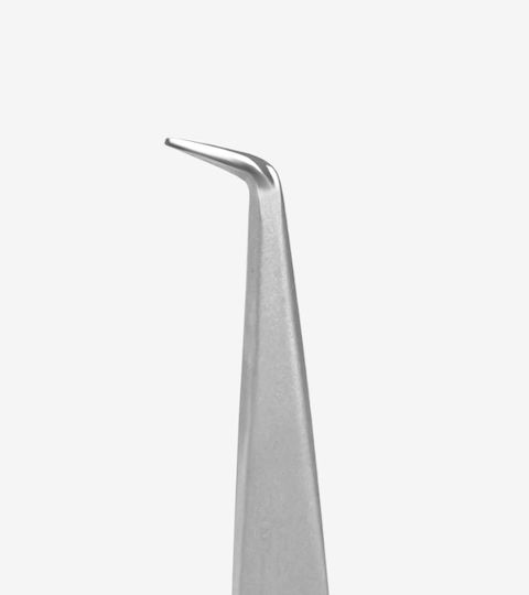 Staleks Eyebrow Tweezer with Pointed Nose Silver