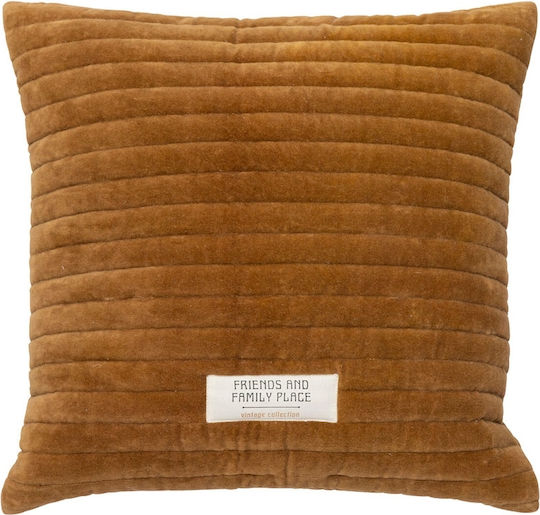 Atmosphera Throw Pillow Family Corner Ochre 45x45cm Atmosphera Throw Pillow Family Corner Ochre 45x45cm
