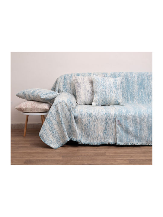 Anna Riska Armchair Throw 2 Sides 1452 180x180cm Petrol