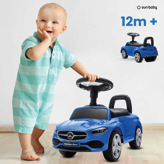 Sun Baby Mercedes C-Class Mașină Ride On Pentru 12+ Luni Albastră