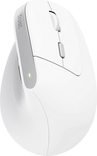Trust Bayo II Kabellos Ergonomisch Vertikal Maus Weiß