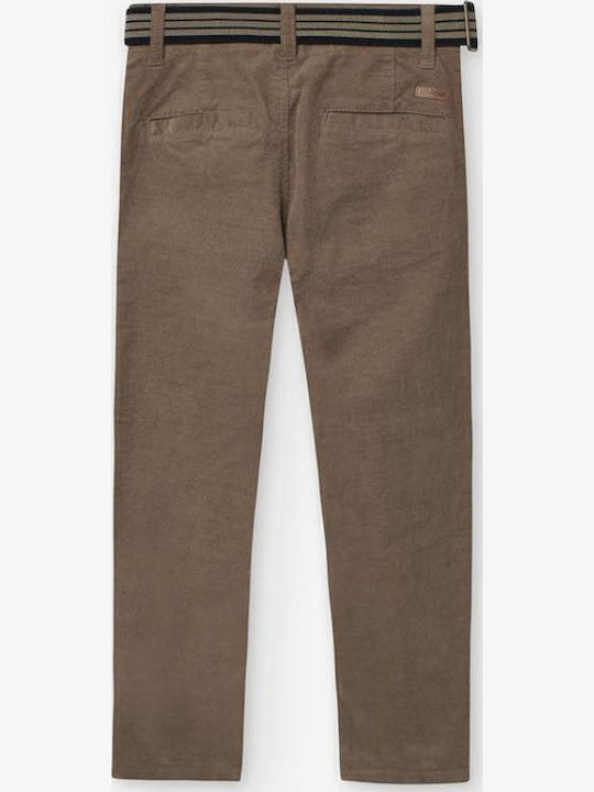 Kinder Schlaghose Cord Dark Beige