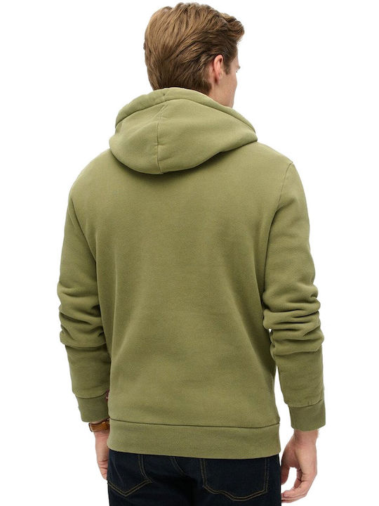 Superdry Tokyo Vl Graphic Ζακέτα Soft Moss Green