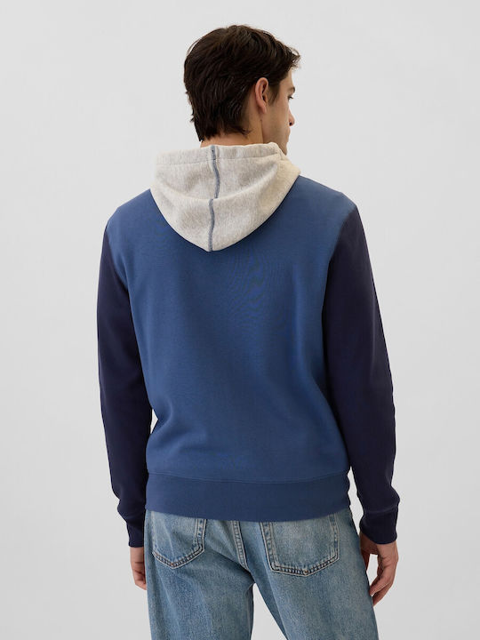 GAP Logo Sweatshirt mit Kapuze Blue Shade