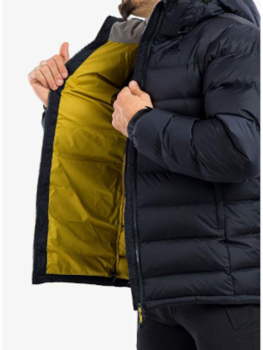 Μπουφάν Puffer Αδιάβροχο και Αντιανεμικό Navy Μπλε