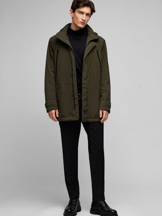 H-xtech Winter Jacke Parka Dark Green
