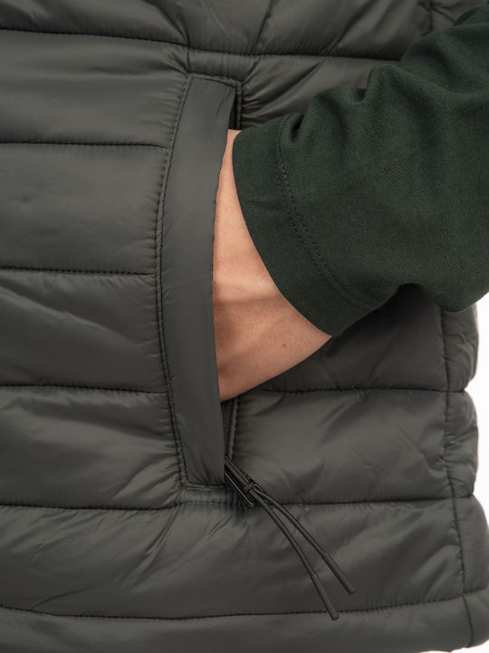 Sleeveless Jacket Puffer Pine