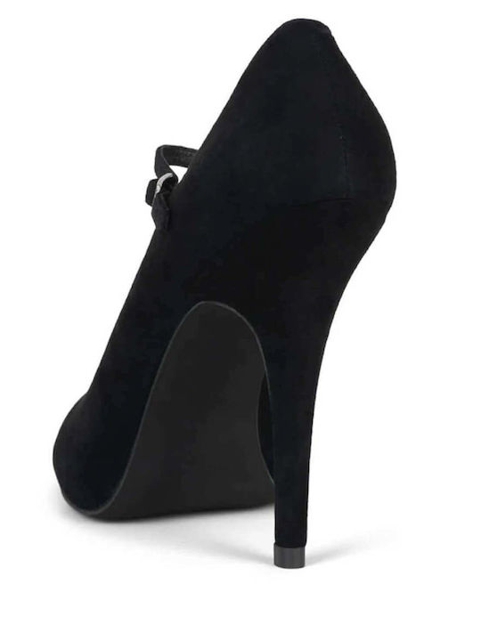 Black Heels with Strap Sweet-n-lo Black 00138