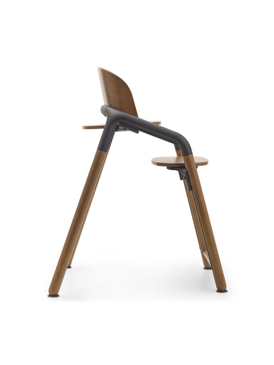 Bugaboo Giraffe Baby Highchair with Adjustable Height Warm Wood-Grey