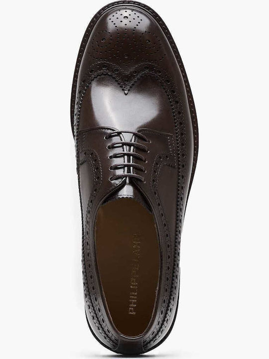 Δερμάτινα Ανδρικά Oxfords Καφέ