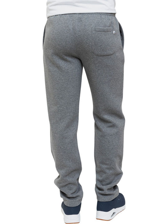 Open Leg Pant Sweatpants without Elastic Collegiate Grey Marl