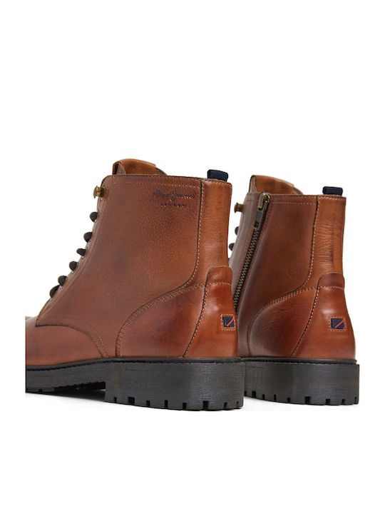 Fred Land Leather Brown Men's Boots