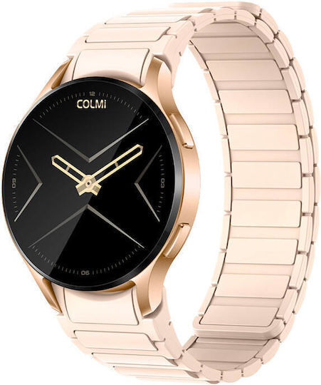 Colmi i28 Ultra 43mm Smartwatch with Heart Rate Monitor (Strap Gold)
