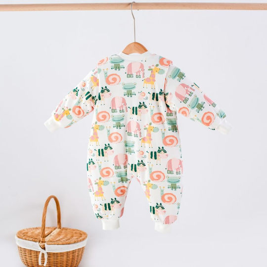 abo Winter Baby Schlafsack mit abnehmbaren Ärmeln Animals