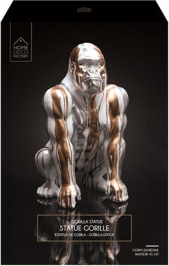 The Home Deco Factory Decorative Gorilla Polyresin 29.5x45x28cm 1pcs