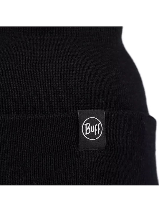 Beanie Unisex Beanie Knitted in Black color