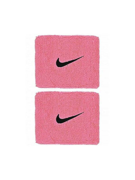 Nike Swoosh Athletic Wristbands Pink