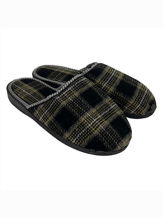 Ustyle Men's Printed Slippers Gray